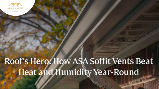 Roof’s Hero: How ASA Soffit Vents Beat Heat and Humidity Year-Round