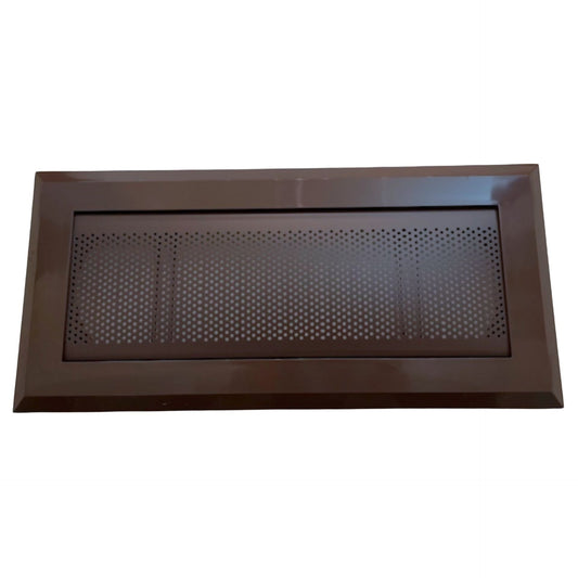 16 inch Soffit Vent, ASA Base Resin with UV Protection, Brown with Brown Screen