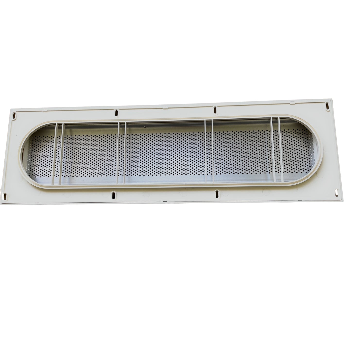 24 inch Soffit Vent, ASA Base Resin with UV Protection, White