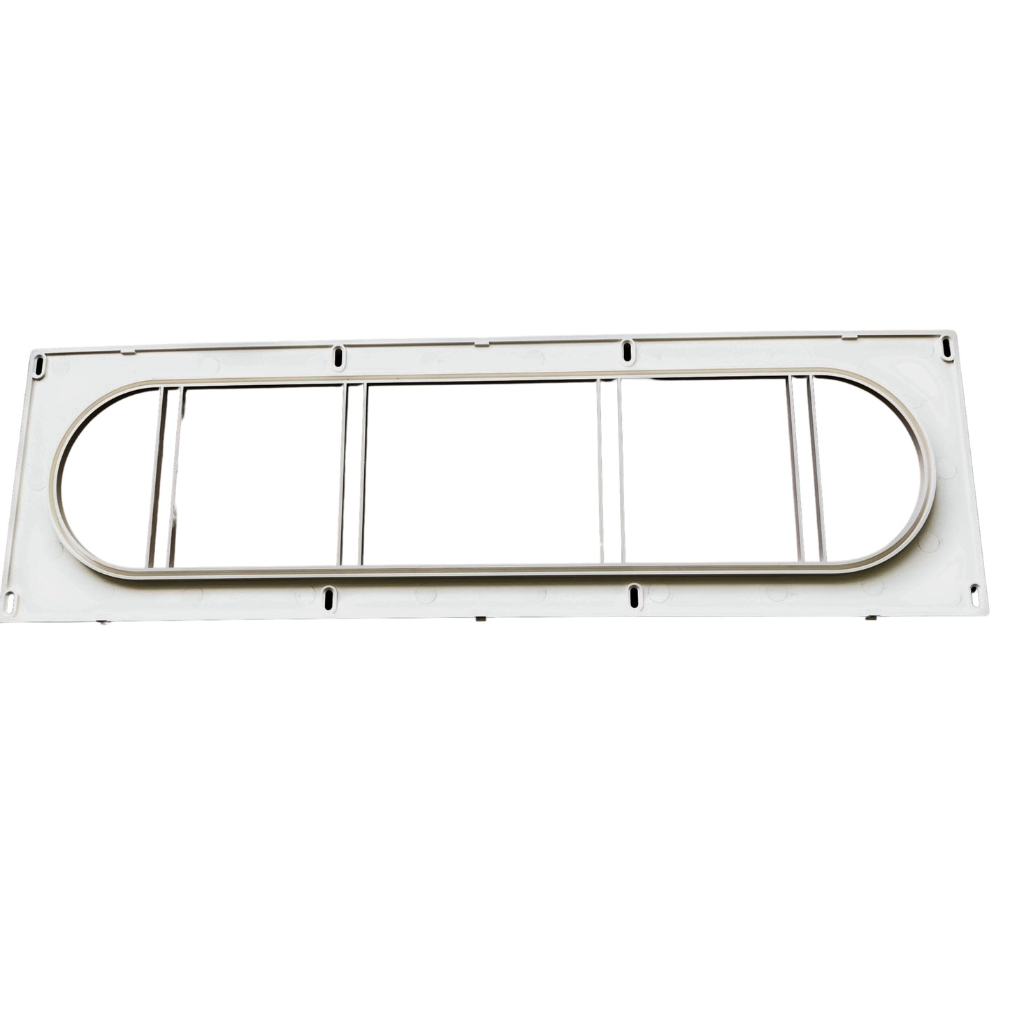 24 inch Soffit Vent, ASA Base Resin with UV Protection, White