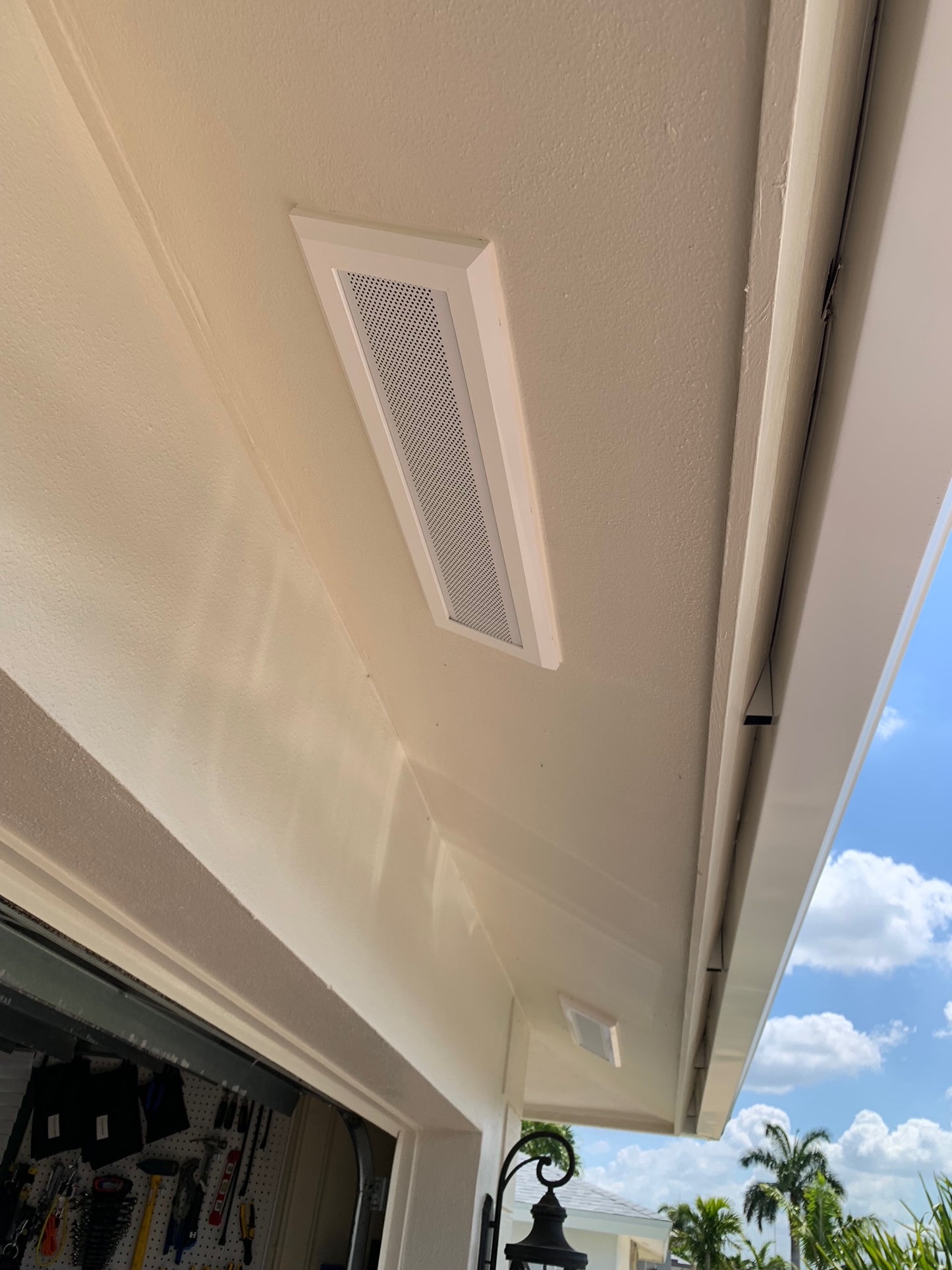24 inch Soffit Vent, ASA Base Resin with UV Protection, White
