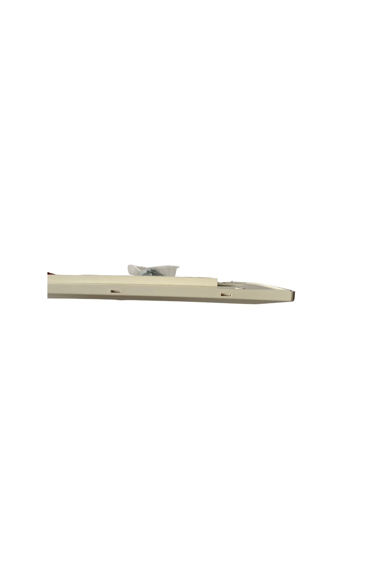 Replacement Oval Soffit Vent 4"W x 12"L, ASA Resin and self-aligning frame, with removable metal screen, White (PACKAGE OF 10)