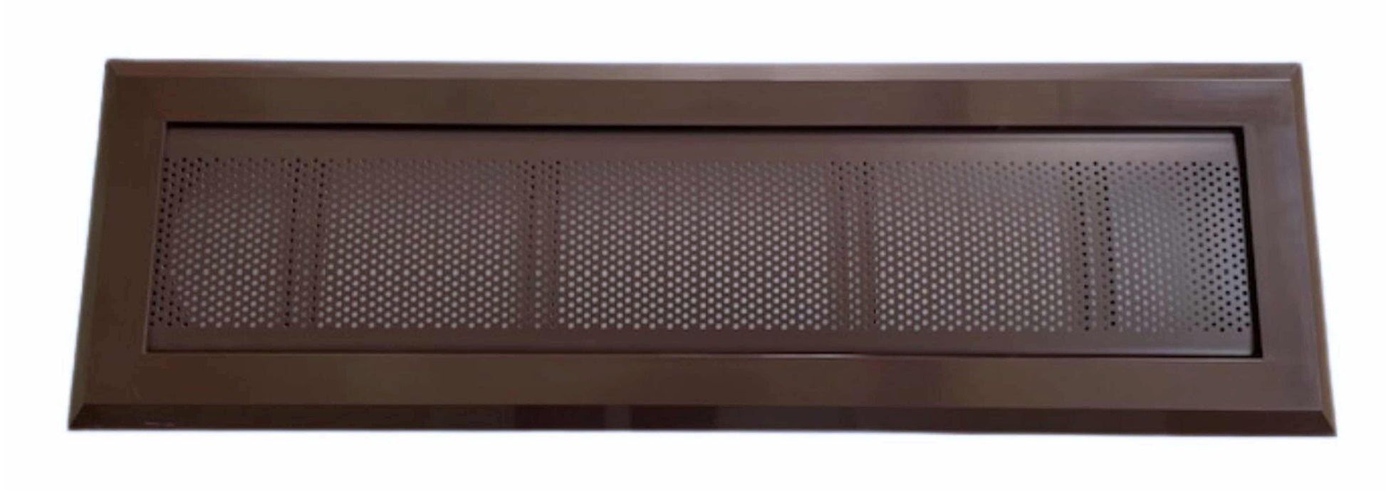 24 inch Soffit Vent with Brown Screen, ASA Base Resin with UV Protection, Brown
