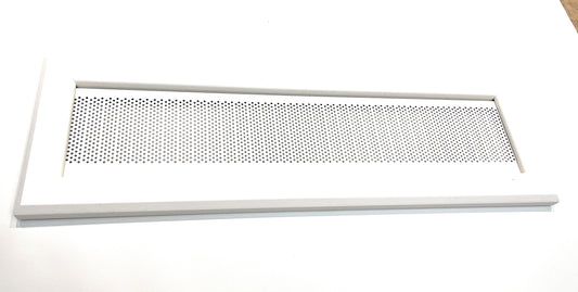 9" x 19" Soffit Vent (PVC), White